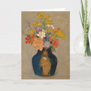 Cartão Buquê de Fleurs   Odilon Redon