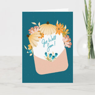 Cartão Buquê de Flores de Curinga – Envelope de Flores