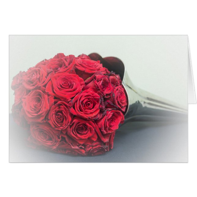 Cartão Buquê do Amor (Frente Horizontal)