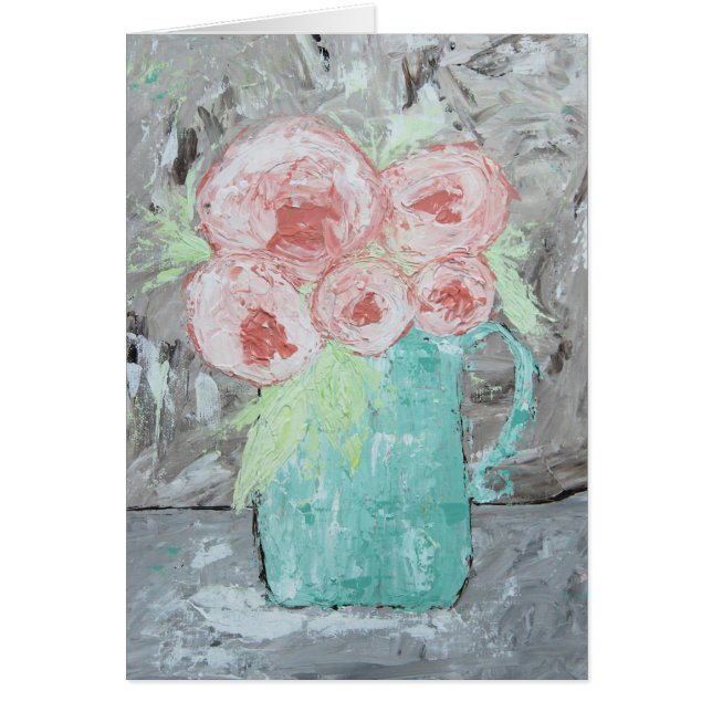 Cartão Buquê floral (Frente)