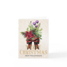 Buquê Floral de Natal Personalizado