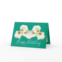 Buquê Floral White Calla Lily Floral Aniversário