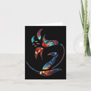 Cartão Buquê Flores Cinco Adesivos