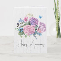 Buquê Hydrangea Para Aniversário