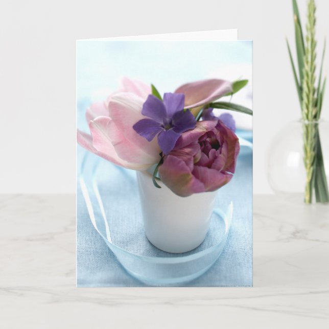 Cartão Buquê misturado (Frente)