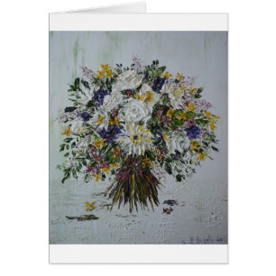 Cartão Buquê nupcial