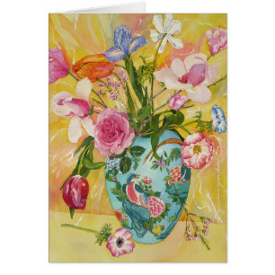 Cartão "Buquê para pássaros "