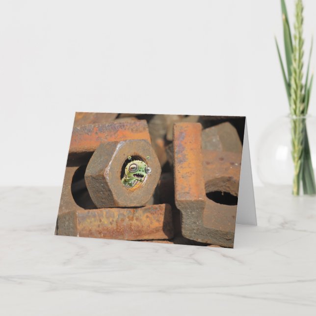 Cartão Buraco alienígena (Frente)