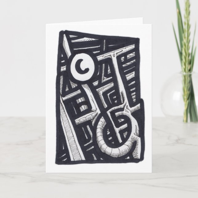 Cartão Buraco em um? (Frente)