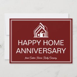 Cartão Burgundy Real Estate Business Custom Marketing