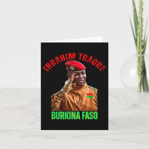 Cartão Burkina Faso - Ibrahim Traoré Thomas Sankara
