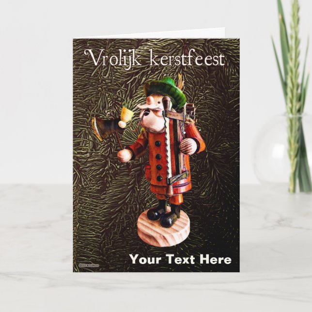 Cartão Burner de Incenso "Smoker Man" alemão (Frente)