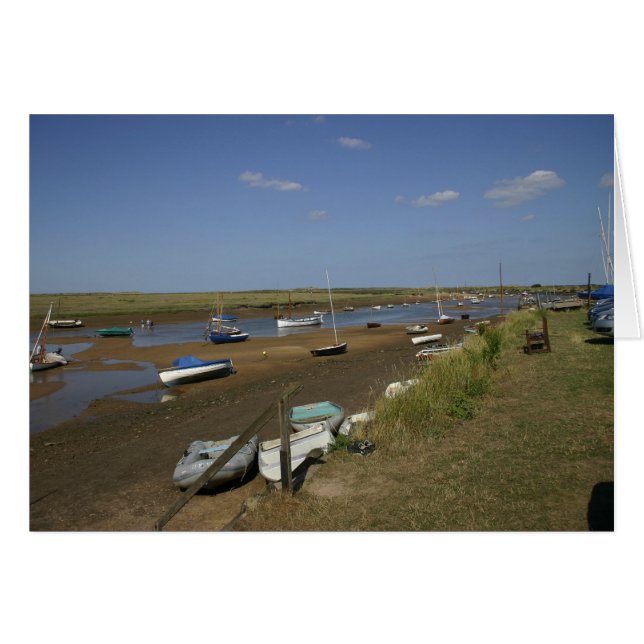 Cartão Burnham overy Staithe (Frente Horizontal)