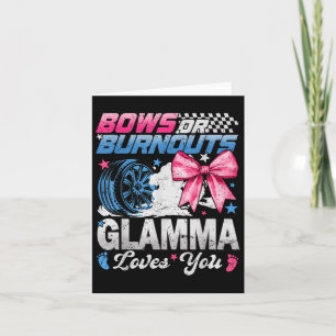 Cartão Burnouts Ou Arcos Que Seu Glamma Te Ama A Resgate 