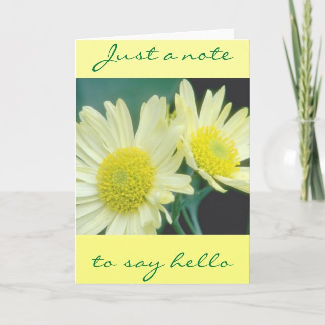 Cartão Burst of Sunshine Hello (Frente)