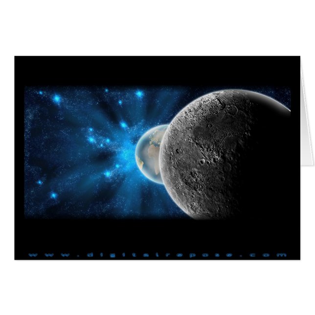 Cartão Burst Solar (Frente Horizontal)