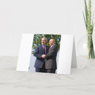 Cartão Bush & Putin