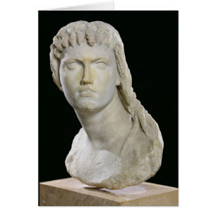 Cartão Busto de Cleopatra II ou suas filhas