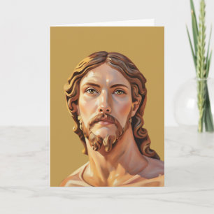 Cartão BUSTO DE CRISTO O SALVADOR por MICHELANGELO 2026