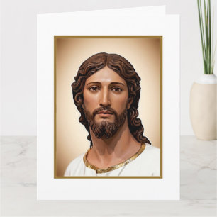 Cartão BUSTO DE CRISTO O SALVADOR por MICHELANGELO 2026__