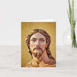 Cartão BUSTO DE CRISTO O SALVADOR por MICHELANGELO 2026