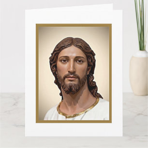 Cartão BUSTO DE CRISTO O SALVADOR por MICHELANGELO 2026__