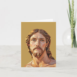 Cartão BUSTO DE CRISTO O SALVADOR por MICHELANGELO 2026