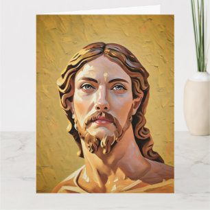 Cartão BUSTO DE CRISTO O SALVADOR por MICHELANGELO 2026