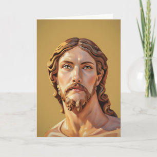 Cartão BUSTO DE CRISTO O SALVADOR por MICHELANGELO 2026