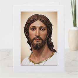 Cartão BUSTO DE CRISTO O SALVADOR por MICHELANGELO 2026__