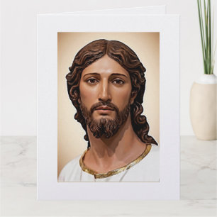 Cartão BUSTO DE CRISTO O SALVADOR por MICHELANGELO 2026__