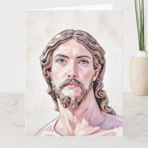 Cartão BUSTO DE CRISTO O SALVADOR por MICHELANGELO 2026