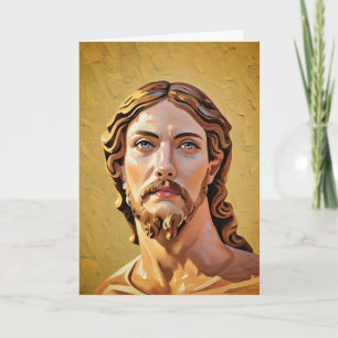 Cartão BUSTO DE CRISTO O SALVADOR por MICHELANGELO 2026