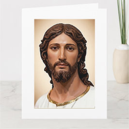 Cartão BUSTO DE CRISTO O SALVADOR por MICHELANGELO 2026__