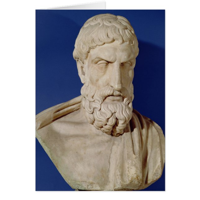 Cartão Busto de Epicurus (Frente)