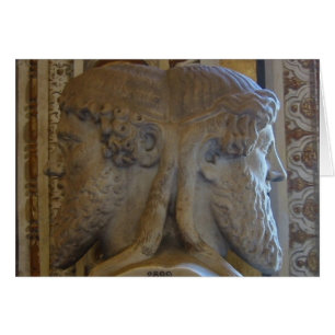 Cartão Busto de Janus, museus do vaticano