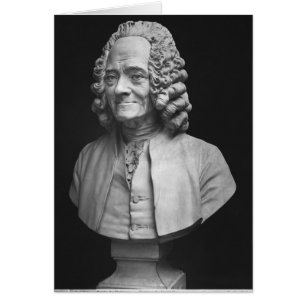Cartão Busto de Voltaire