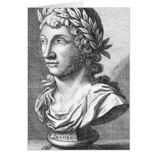 Cartão Busto de Xenophanes