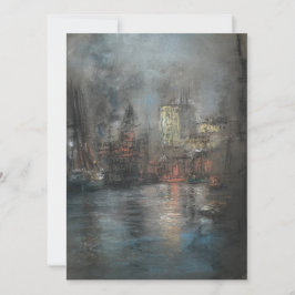 Cartão Busy Harbour (por Glenn Cooper Henshaw)