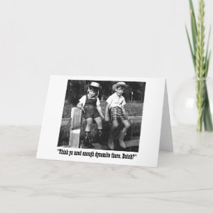 Cartão Butch e Sundance