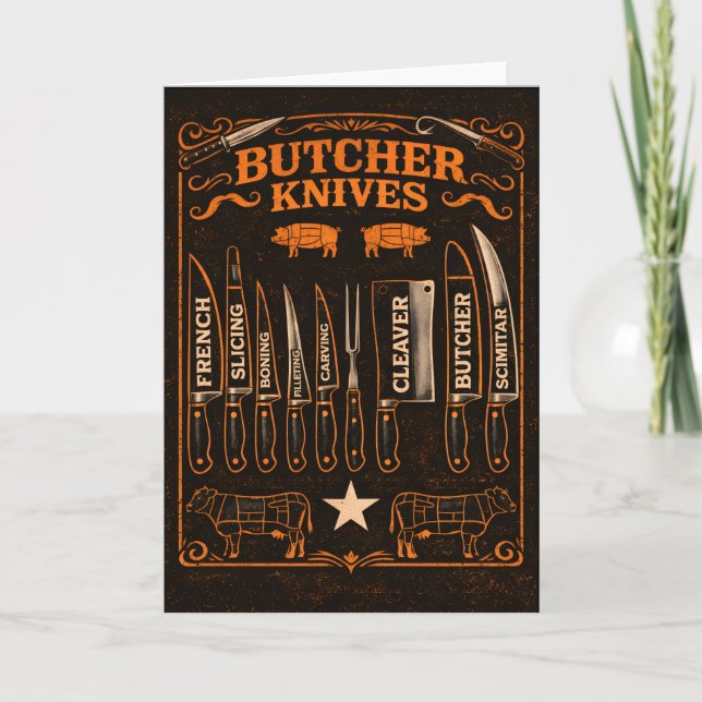 Cartão Butcher Knives (Frente)