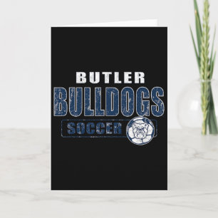 Cartão Butler Bulldogs Vintage Team Futebol - Neutro Butl