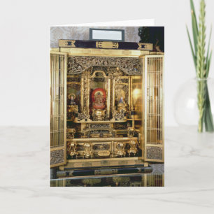 Cartão Butsudan shrine from a Damio's palace at Kyoto