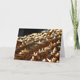 Cartão Butter Lamps Greeting Card
