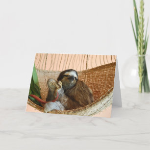 Cartão Buttercup the Sloth