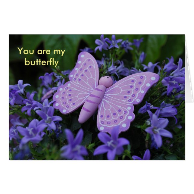 Cartão Butterfly (Frente Horizontal)