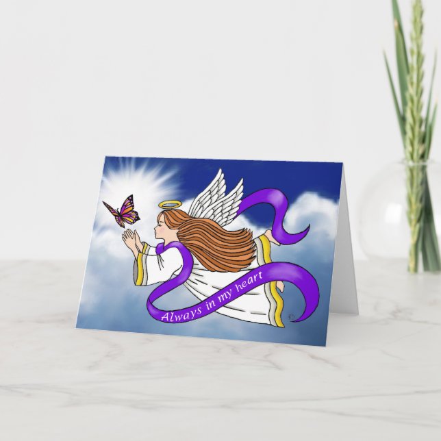 Cartão Butterfly Angel (Frente)