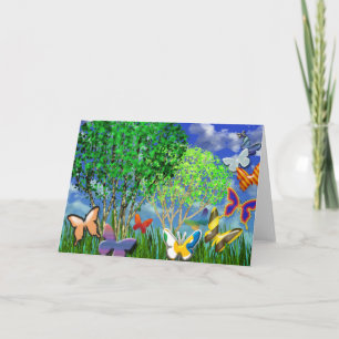 Cartão BUTTERFLY DANCE Greeting Card