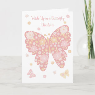 Cartão Butterfly Wish Birthday Card