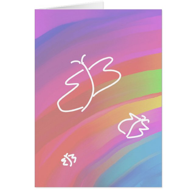 Cartão Butterfys esculpidos (Frente)